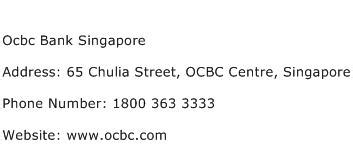 ocbc bank singapore email address